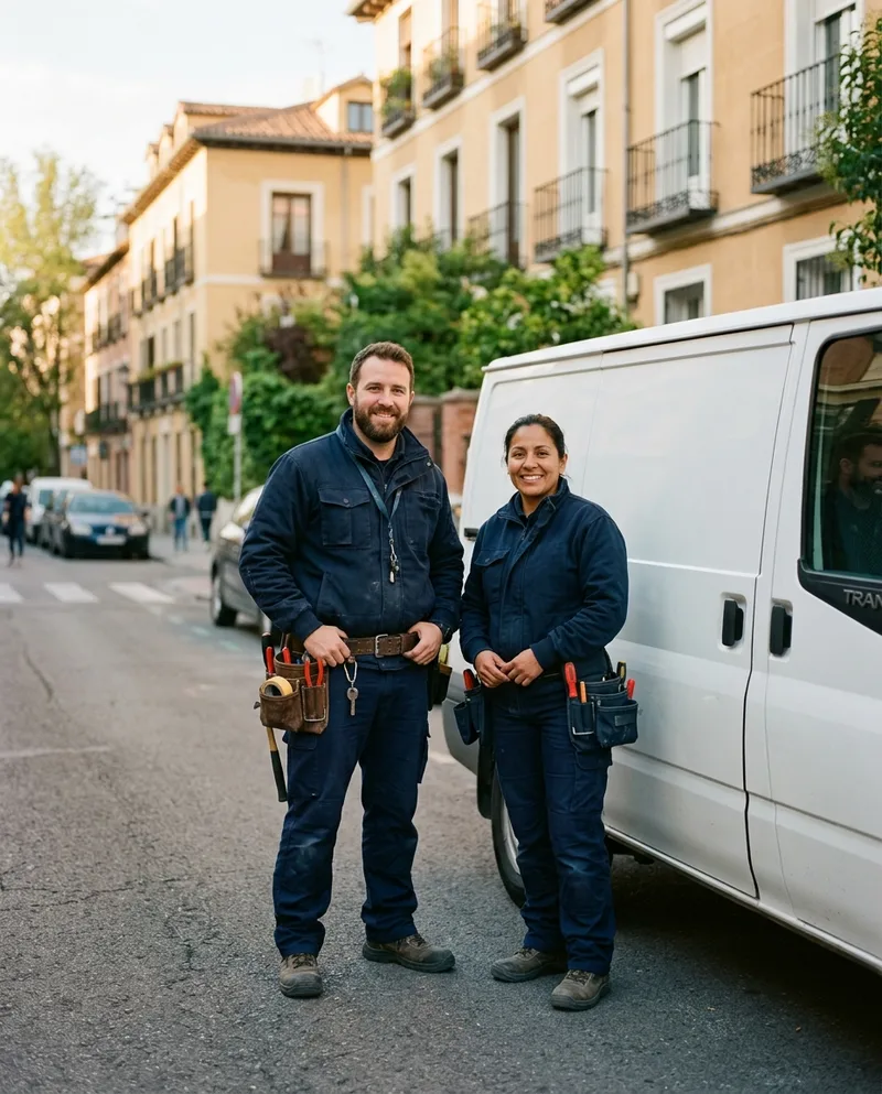 Equipo de electricistas autorizados de Electricistas Madsan